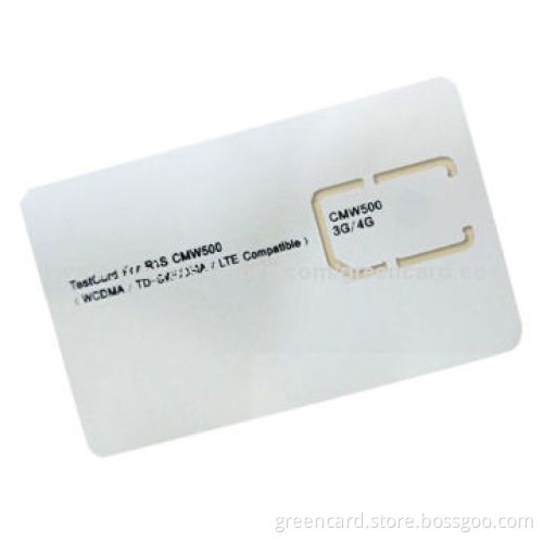 3G 4G Test SIM Card Test Card for R&S CMW500 WCDMA/TD-SWCDMA/LTE Compatible